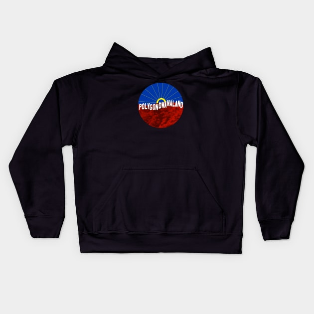 King Gizzard and the Lizard Wizard Polygondwanaland Hollywood sign Kids Hoodie by skauff